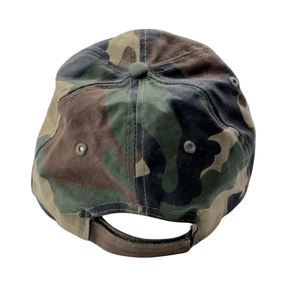Green Camo Dr. McGillicuddy's Liqueur BEST Tasting SHOT EVER Baseball Cap OSFM